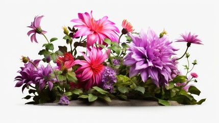 Poster - A beautiful arrangement of flowers in a vase. Perfect for adding a touch of nature and color to any space