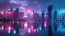 Synthwave City Lights