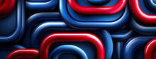 Patriotic Symphony: A Mesmerizing Abstract Fusion Of Red, White, And Blue