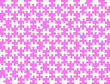 Puzzle in weiß und pink,
Vektor Illustration
