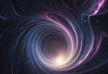 Wall Mural - Mystical abstract background. Space illustration. Generative AI