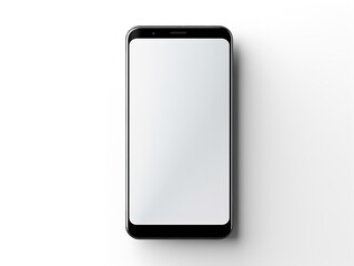 Sleek Modern Smartphone Tech Isolated on White Background AI Generated