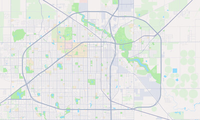 Lubbock Texas Map, Detailed Map of Lubbock Texas