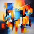 Abstract painting. Creative modern art background.