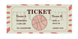 Ticket for football, basketball and other sporting events.