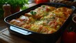 a casserole of cabbage rolls 