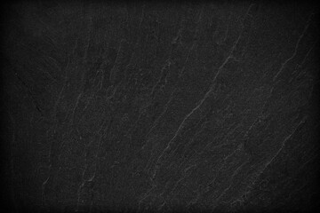 Wall Mural - Dark grey black slate background or texture.