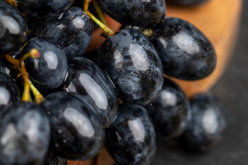 Wall Mural - sweet ripe grapes on the table