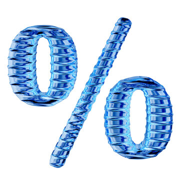 Fluted blue ice symbol