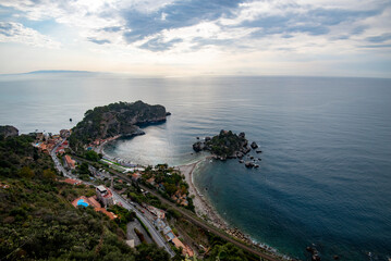 Canvas Print - Town of Taormina - Italy