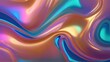 80年代の抽象的な背景。ネオンカラー、虹色、パステルカラー、レトロフューチャーな質感｜Holographic foil neon trend 80s abstract background. Trendy background in rainbow colors, pastel colors. Retro-futuristic texture. Generative AI
