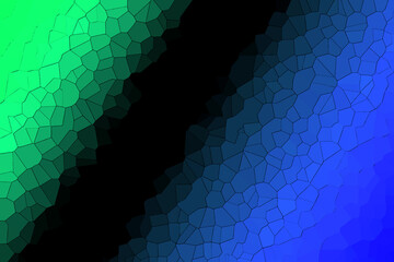 Poster - Abstract crystallized texture in the form of a gradient.