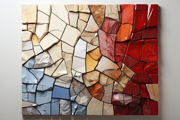 Fototapete - Bright, multicolored abstraction illustrating the symbolic meaning, background, Illustration for cover, interior design, AI generative..