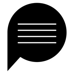 Poster - bubble chat icon