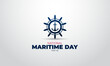 Happy National Maritime Day May 22 Background vector illustration
