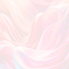 Wall Mural - abstract bright light pink and white cloth waves texture background soft wavy curve pattern