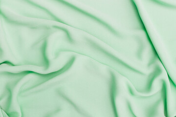 Wall Mural - Abstract blank green fabric background, blank green fabric texture background