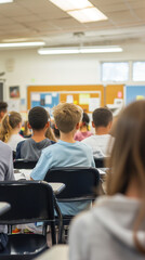 students in classroom