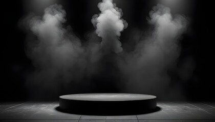 Wall Mural - smoke on the background