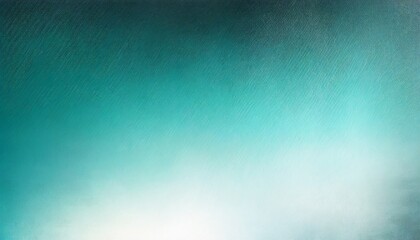 Poster - teal blue green white black blurred abstract gradient background grainy noise texture glowing light large banner