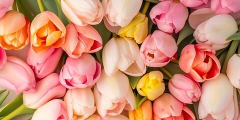  Tulip flowers background