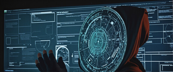 Hackers targeted interconnected hexagonal security system.