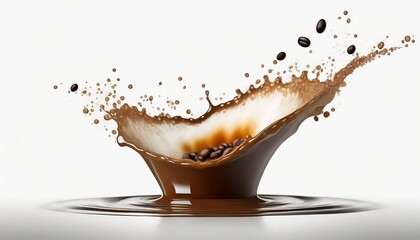 Sticker - coffee splash cut out