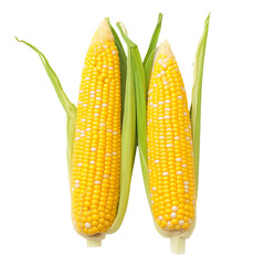 corn isolated on transparent background