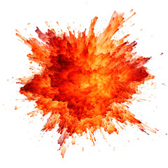 Wall Mural - fire explosion isolated on transparent background Remove png, Clipping Path, pen tool