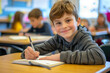 © Andrii  - Bright Smiles and Classroom Insights: American Youth at Work
