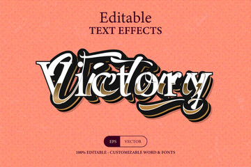 Poster - 3D Editable Vector Typography, 3D Classic Template , Logo Mockup, Tittle Poster, Old Style Retro Text Effects and Graphic Style.