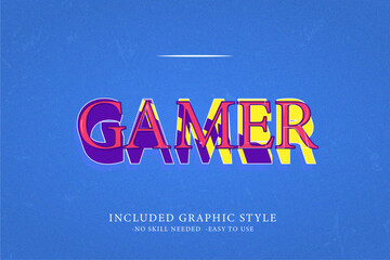 Poster - 3D Editable Vector Typography, 3D Classic Template , Logo Mockup, Tittle Poster, Old Style Retro Text Effects and Graphic Style.