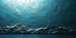 Wunderschöne Hintergrund Wand türkis blau für Webdesign und als Druckvorlage, ai generativ