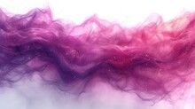 A Pink And Purple Smoke Swirls In The Air On A White And Blue Background With A White Space In The Middle Of The Photo To The Left Of The Image.