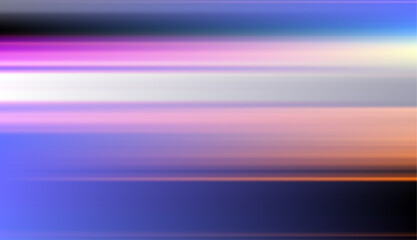 Sticker - motion neon lines, sparkle light effect vector illustration. abstract blur of bright energy laser be