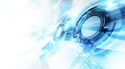 Poster - Abstract bright technology background illustration