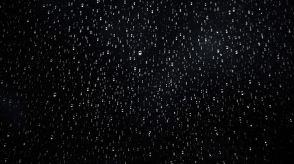 Poster - A black and white photo capturing a rain shower. Suitable for various uses