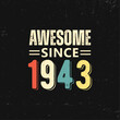 © Abdul - awesome since 1943 t shirt design