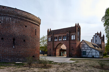 Poster - Medieval fortification of the city gate in Neuebrandemburg