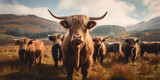 Fototapeta Natura - Highland Cattle 