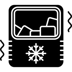 Wall Mural - Ice maker Icon