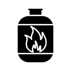 Wall Mural - Gas Cylinder Vector Icon