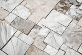 Fototapeta Łazienka - Close up of marble tiles with interesting texture