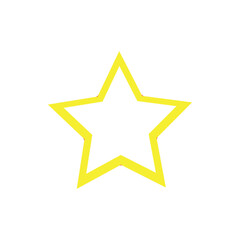 Wall Mural -  star Bookmark icon logo vector symbol illustration