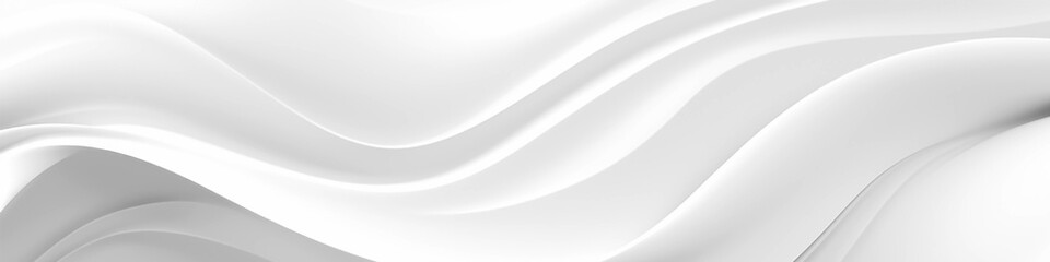 Poster - White wave background, abstract concept.