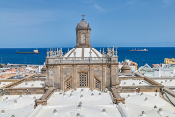 Canvas Print - Gran Canaria island, nature and architecture