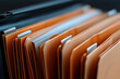 © tonstock - a closeup of documents folder.