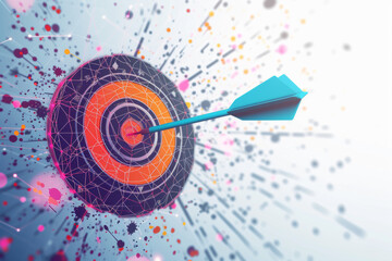 Poster - business target and strategy concept