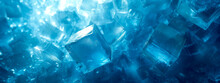 Ice Cubes Floating In Water – Crystal Cubism.