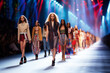 models walking the runway at a fashion show 